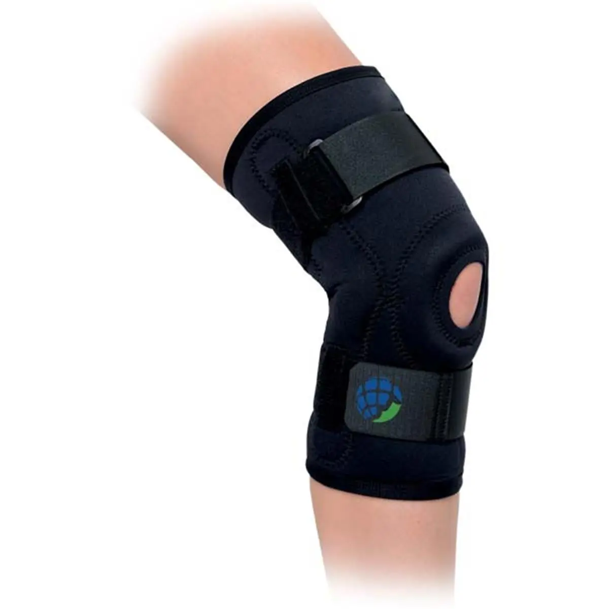 Deluxe Hinged Knee Support Brace - Small Size, Neoprene Fabric, Hyperextension Stop Design, Hinge Brace