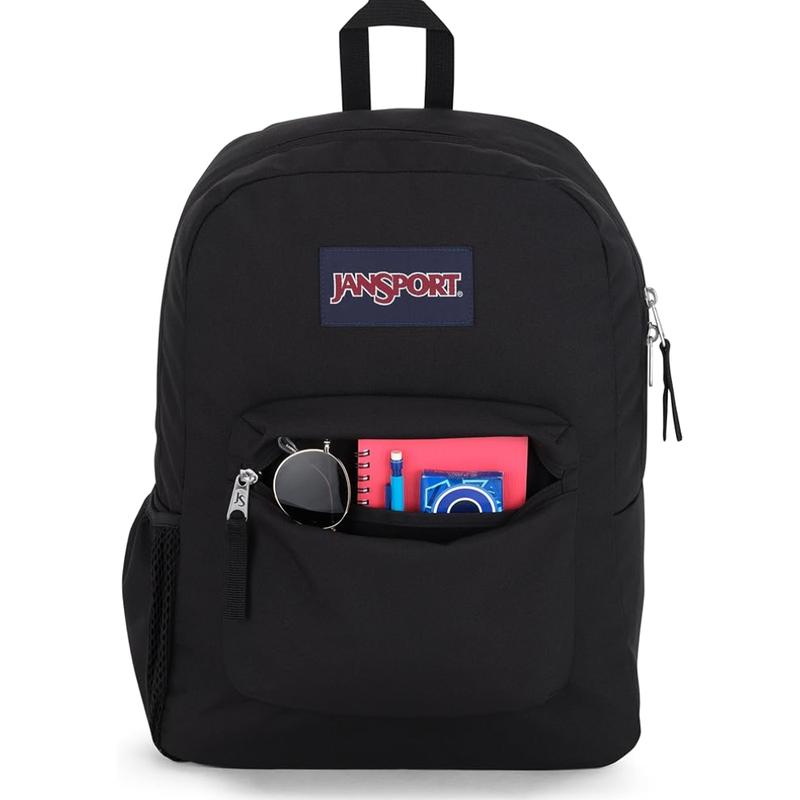 JANSPORT Backpack - 25L Capacity with Main Compartment and Dual Water Bottle Pockets, Ideal for School, Study, and Travel Organizer