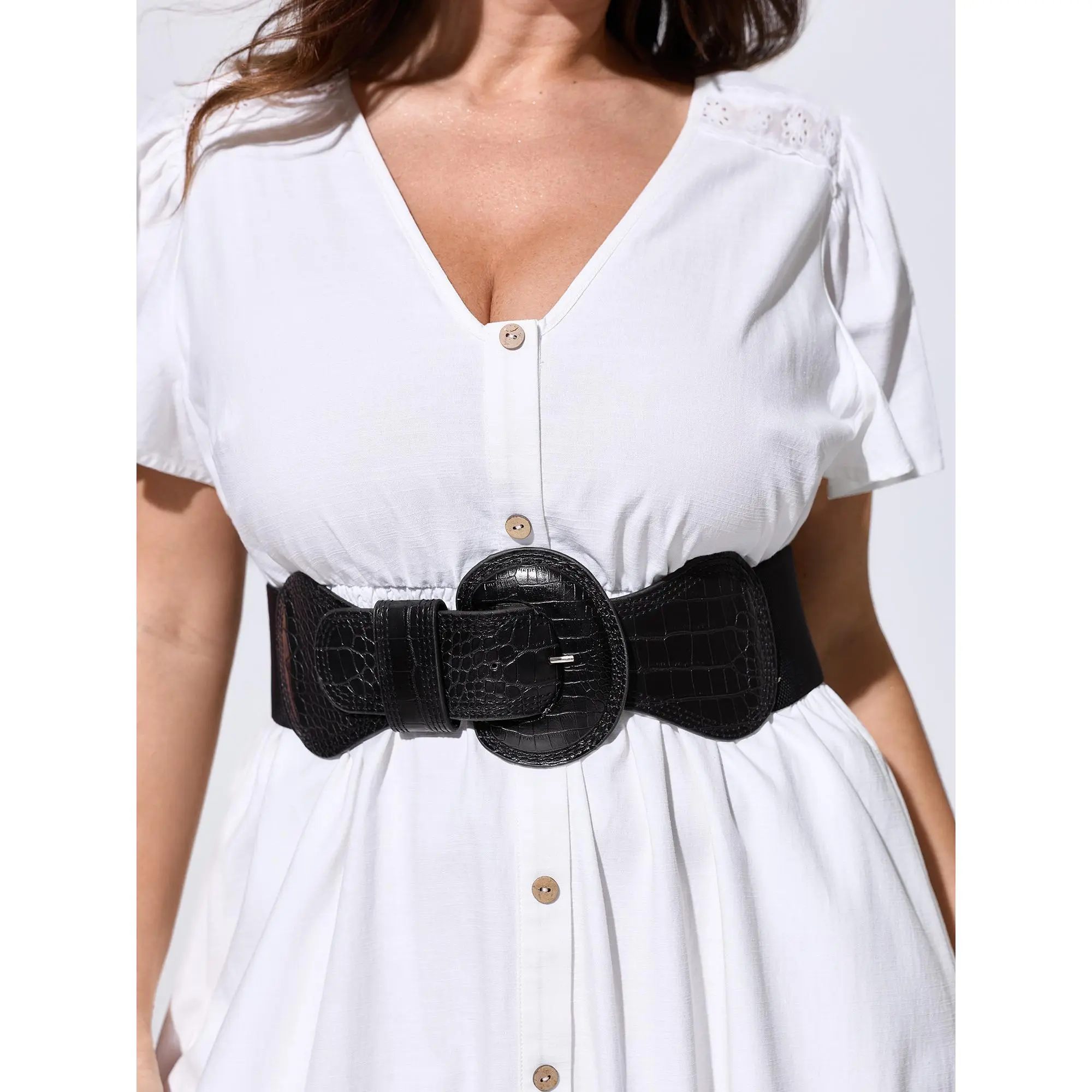 BLOOMCHIC Women's Plus Size Stretchy Buckle Bow Waist Belt[M-6X] 2026 Summerfinds