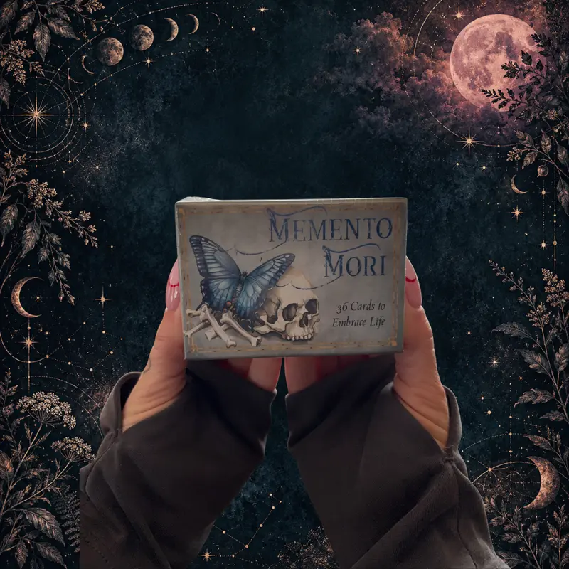 Memento Mori: 36 Mini Affirmation Cards to Embrace Life