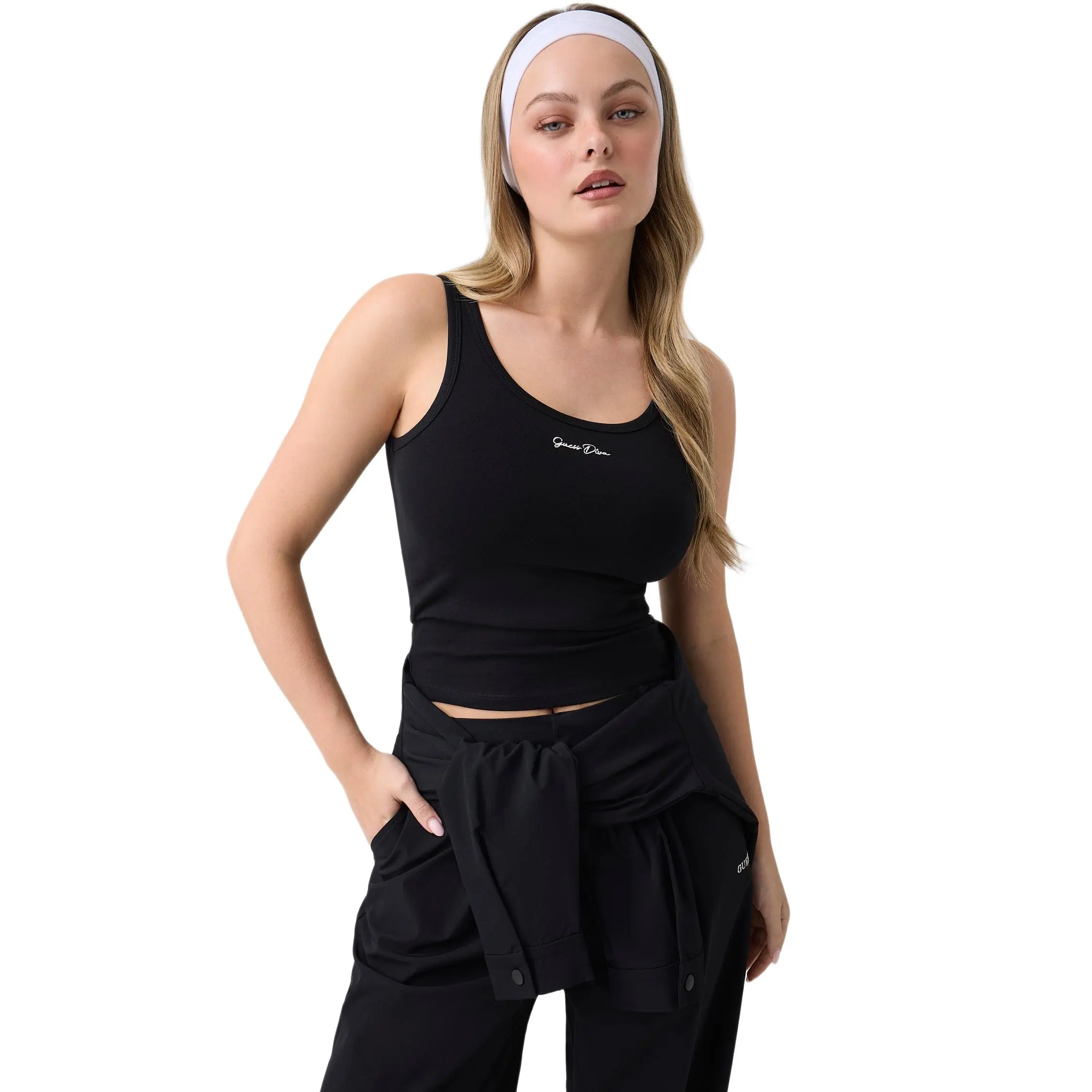 GUESS Female Embroidered logo tank top