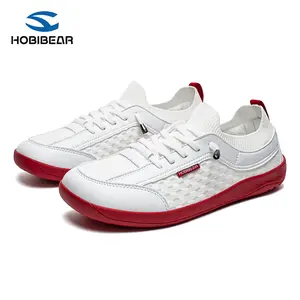 HOBIBEAR Wide-Width Shoes for Men, Slip-On Knit Sneakers, Lightweight, Comfortable, Casual Walking Fashion Shoes, Single Shoes