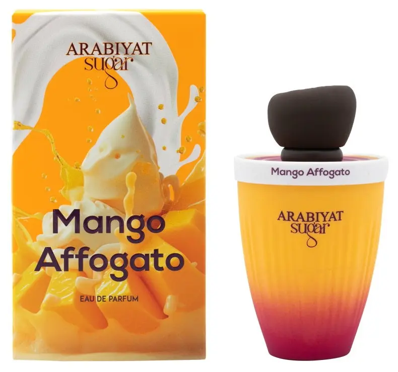 Arabiyat Sugar Mango Affogato Eau de Parfum, Unisex Fruity Gourmand Scent with Mango & Amber, Long-Lasting EDP Spray for Daytime Adventures, 100ml / 3.4 fl oz, Beauty Products, Single Bottle, Memorable Evenings, My Perfume Llc, Spicy, Perfumes, Tropical S