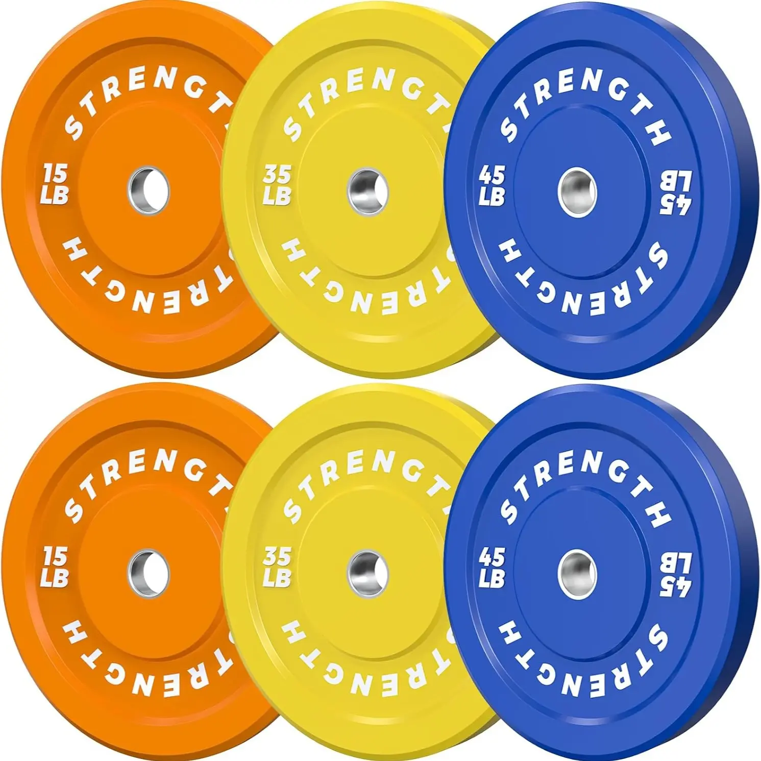 190LB  (15lbs*2+35lbs*2+45lbs*2)