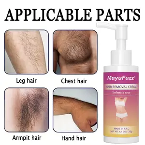 120G Large Capacity Hair Removal Cream, Suitable for Men and Women, Suitable for Body, Thighs, Arms, Bikini Line, Underarms, Full Body Hair Removal, Scientific Formula, Safe and Hypoallergenic, Fast and Efficient Coconut Unisex，hair removal cream