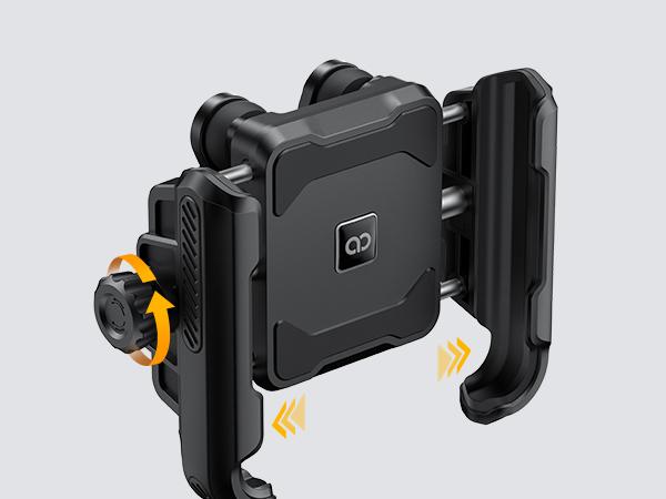 Lamicall Motorcycle Bike Phone Mount - [Upgrade Vibration Dampener] [Camera Friendly] Bike Phone Holder Handlebar Clamp, Bicycle Cell Phone Mount, iPhone 17 16 Pro Max, Galaxy S25 Ultra, 6-7.2" Phones