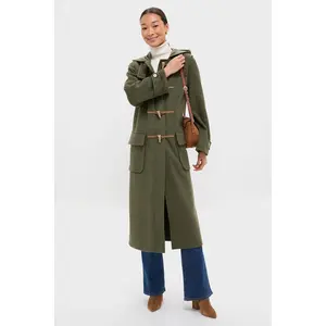 Olive Green Arthur Toggle Stadium Coat