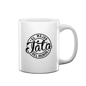 Fathers Day Mug El Mejor Tata del Mundo White Ceramic Coffee Cup