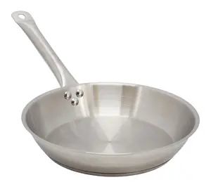 MegaChef  Professional Kitchen 10in Round Fry Pan Silver