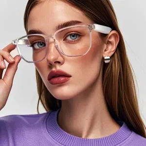 Smart Glasses,Multifunctional Anti-blue Light Glasses, Touch Control Wireless Glasses for Women, Bluetooth  -compatible Smart Glasses for Men &Womwn