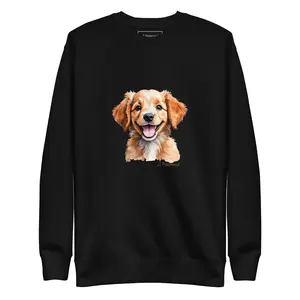 Smiley Puppy - Printed Unisex Sweatshirt