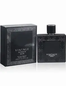 Secret Plus Vintage Heroes Noir - Men's Perfume, 3.4 Fl Oz, 100ml - Woody Floral & Fruity Scents