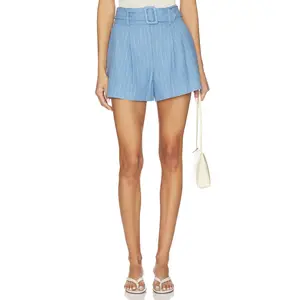 Veronica Beard Piper Short in Blue Jay & Dove