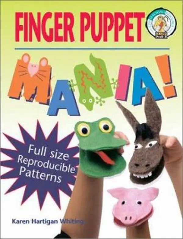 USED-Finger Puppet Mania: 64 Pages Includes Patterns to Create 19 Unique Finger Puppets by Karen H. Whiting (Paperback)