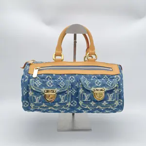 Pre-owned Louis Vuitton RL Neo Speedy monogram denim handbag22474077
