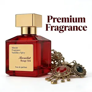 Baccarat Rouge 540 Style? – Meryam Fragrance Bacallat Rouge 504 Eau de Parfum 70ml | Vanilla & Pink Pepper Spicy Floral Scent | Affordable Luxury Alternative to Designer Perfume | Long Lasting Middle Eastern Fragrance