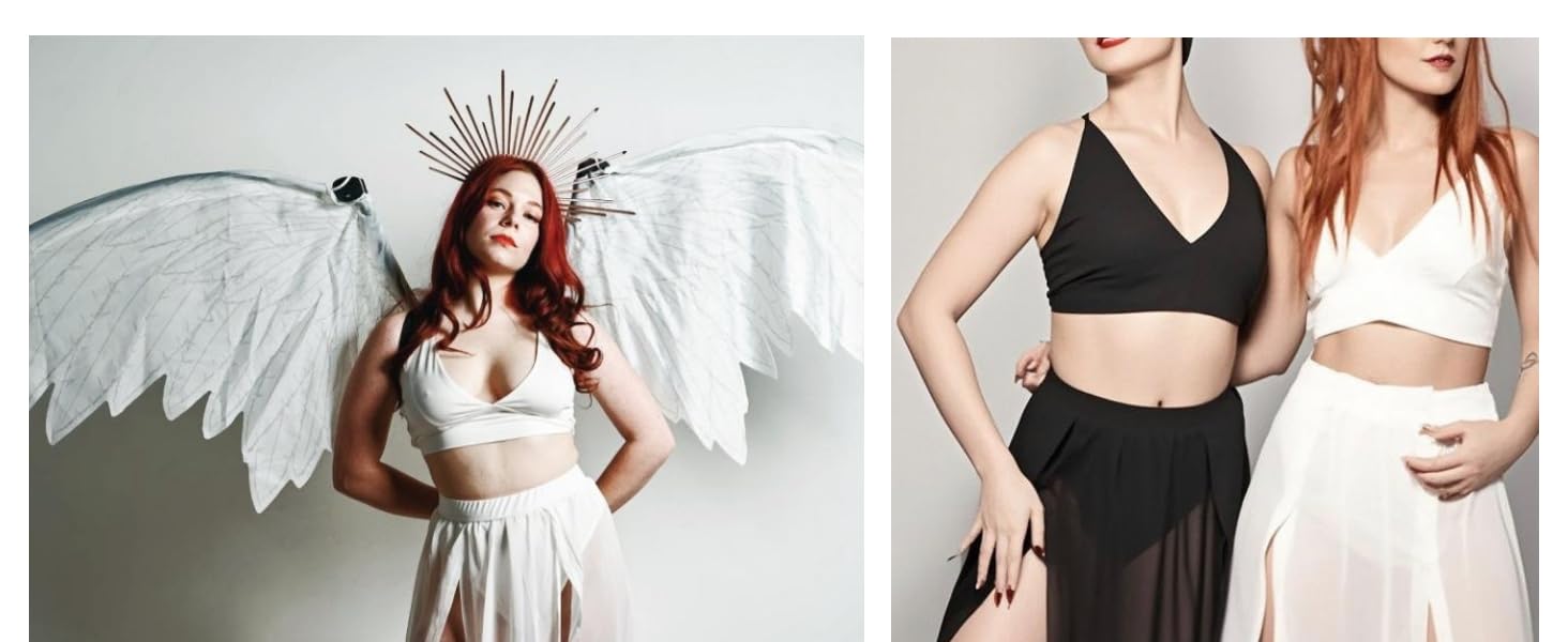 Women's Sheer Mesh Chiffon Double Slit Cover Up Skirt Rave Festival Costume Swim Beach Flowy Long Maxi Skirts