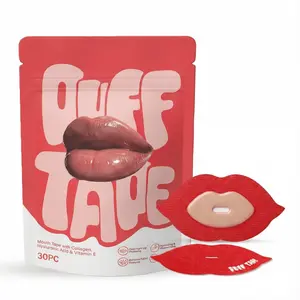 PUFF Tape Ultra-Moisturizing Sleep Strips – Designed for Beauty Sleep – Collagen, Hyaluronic Acid & Vitamin E for Overnight Lip Hydration, Plumper Lips & Refined Facial Appearance (30 Count)