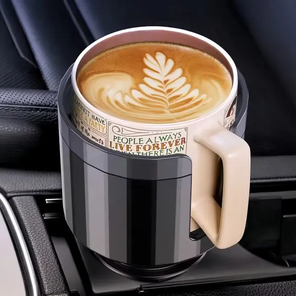 Upgraded Car Cup Holder Adapter Extender Water Bottle Mount Insert Universal Fits for Car SUV Sedan Coupe Truck VAN, Universal Cup Holder Beverage Holder Foldable Rotating Cup Holder Beverage Storage Car interior.Expander forLarge Bottles Mugs