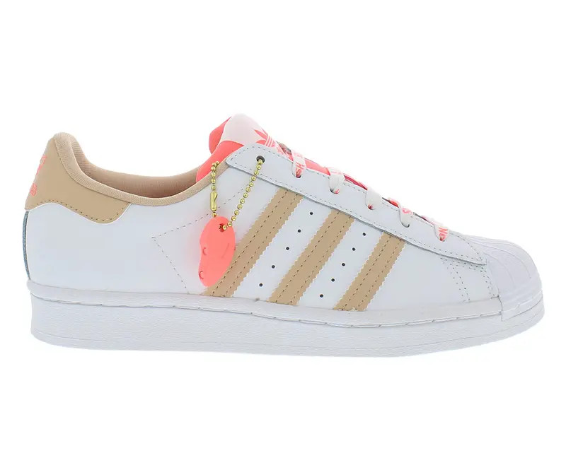 adidas gazelle silver green womens Adidas Womens Superstar Platform Sneakers White/Gold main image 1