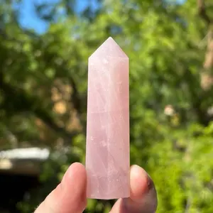 Rose Quartz Tower | Healing & Metaphysical Properties | Crystal Altar