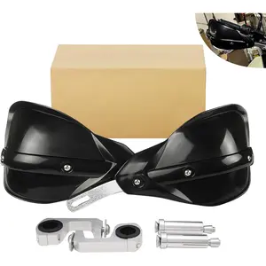 Handguards,Universal 7/8" and 1 1/8" Brush Handlebar Hand Guards For Dirtbike,Snowmobile,Enduro,Motocross,Supermoto,Scooter,ATV Off Road Accessories-Black