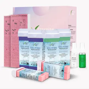 Hair Removal Wax Strips Set, 1 Set Wax for Men and Women, No Heater Included, Roller Wax Strips for Home Use, Body Care, Fragrance