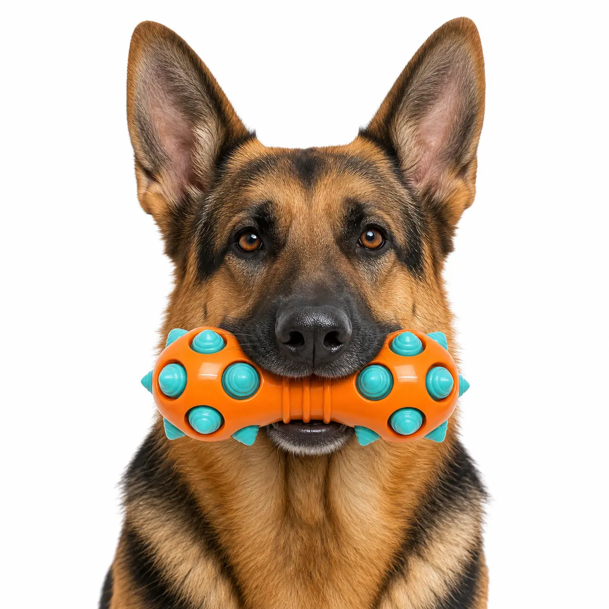 HiPetJoy TPR Chew Toy for Medium & Large Dogs, Textured Interactive Toy for Daily Play