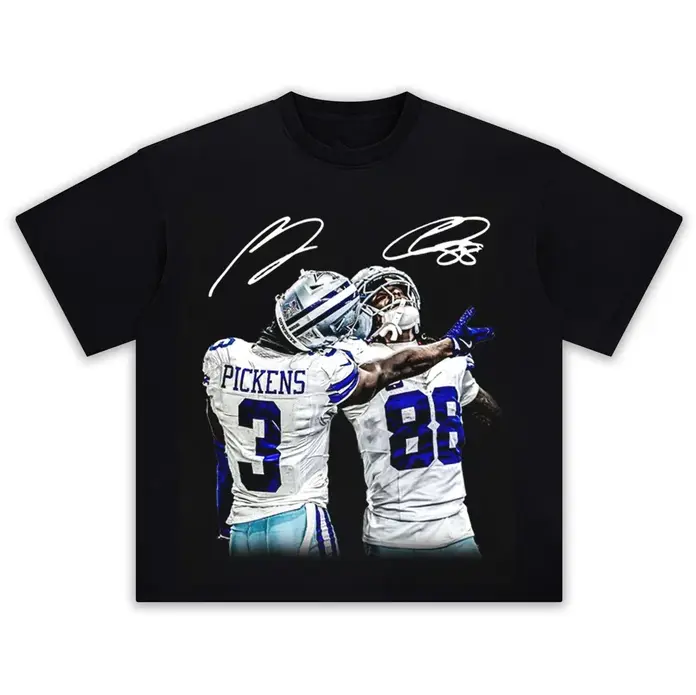 GEORGE PICKENS X CEEDEE LAMB & WE DEM BOYZ T-Shirt, High Quality Adult T-Shirt, Classic 90s Football Dallas Graphic Tees, Gift For Fan Cowboy Football, Vintage Bootleg, Birthday Ideas