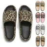 EVA Women's Leopard Print Slippers, Thick-Soled Non-Slip Bathroom Slippers, Beach Party Slippers Footwear Walking Shoes