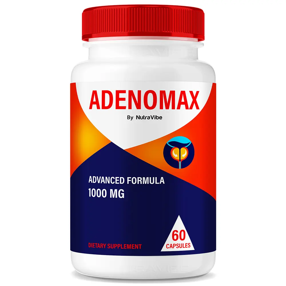 Adenomax Capsules- Advanced Formula 1000mg Dietary Supplement with Natural Ingredients for Health & Wellness