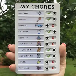 Portable home desktop notepad board - Removable punched Decorative message board, Writing Board for daily to-dos and home decoration, RV notes checking table Noteboard