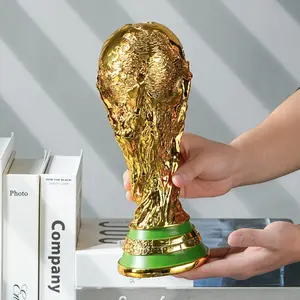 The 3D trophy - an eternal collectible - made of high-quality weighted zinc alloy - durable and long-lasting; Very suitable for desktop display, office decoration, or football souvenirs