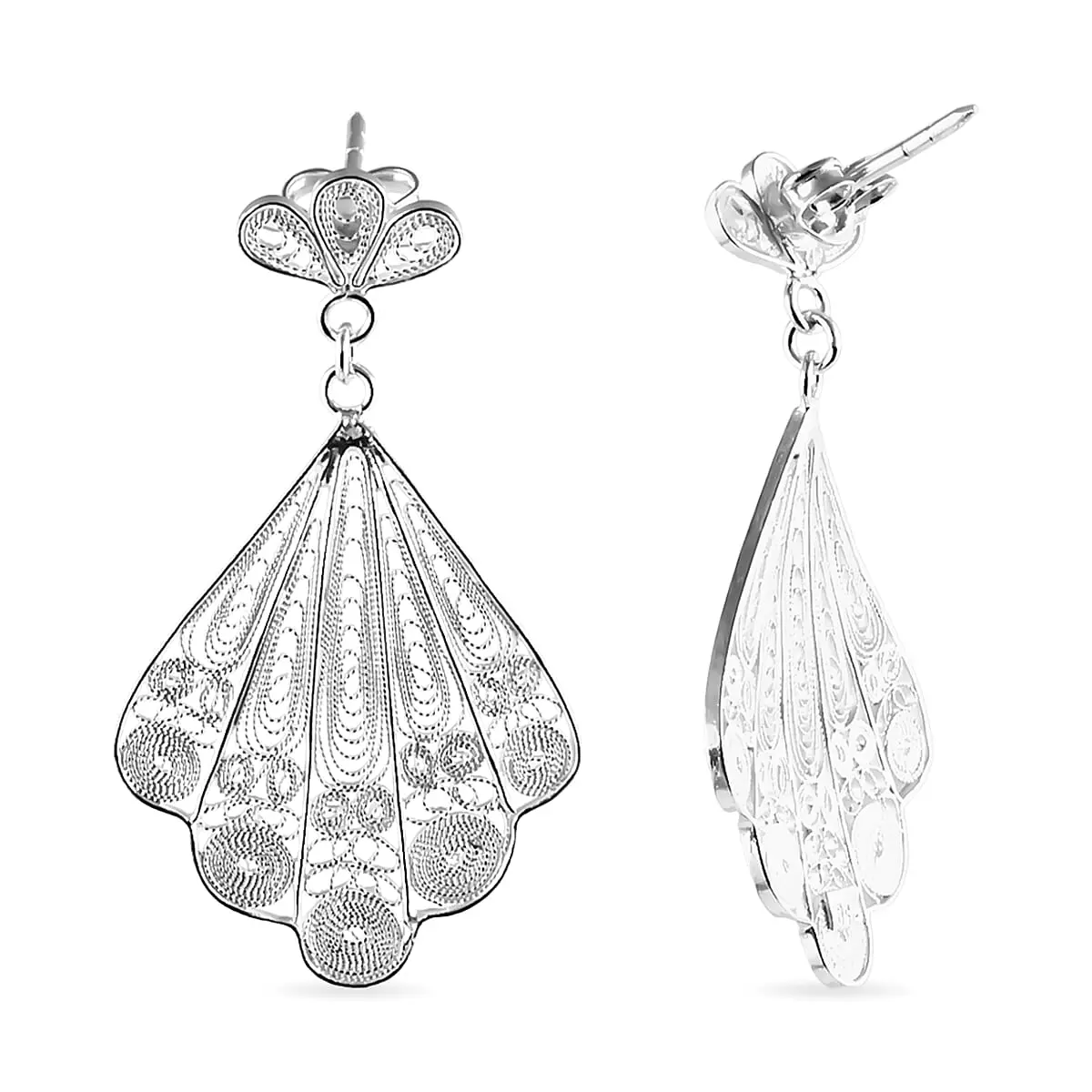 Artistry Tarakashi Collection Sterling Silver Earrings (4.75 g)