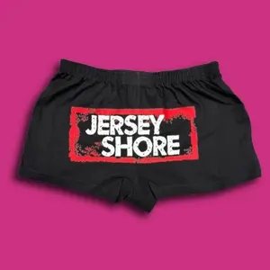 Jersey Shore Stamp Boy Shorts – Classic Edition Iconic Full Size Range Gifting