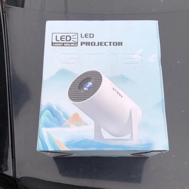 LED Light Source Projector GT354 Portable High-Definition Display for Home and Office Use