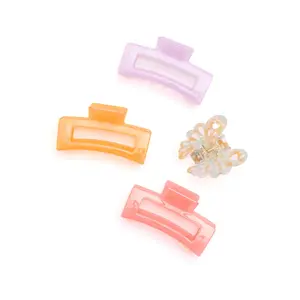 Large Jelly Claw Clip Set of 4