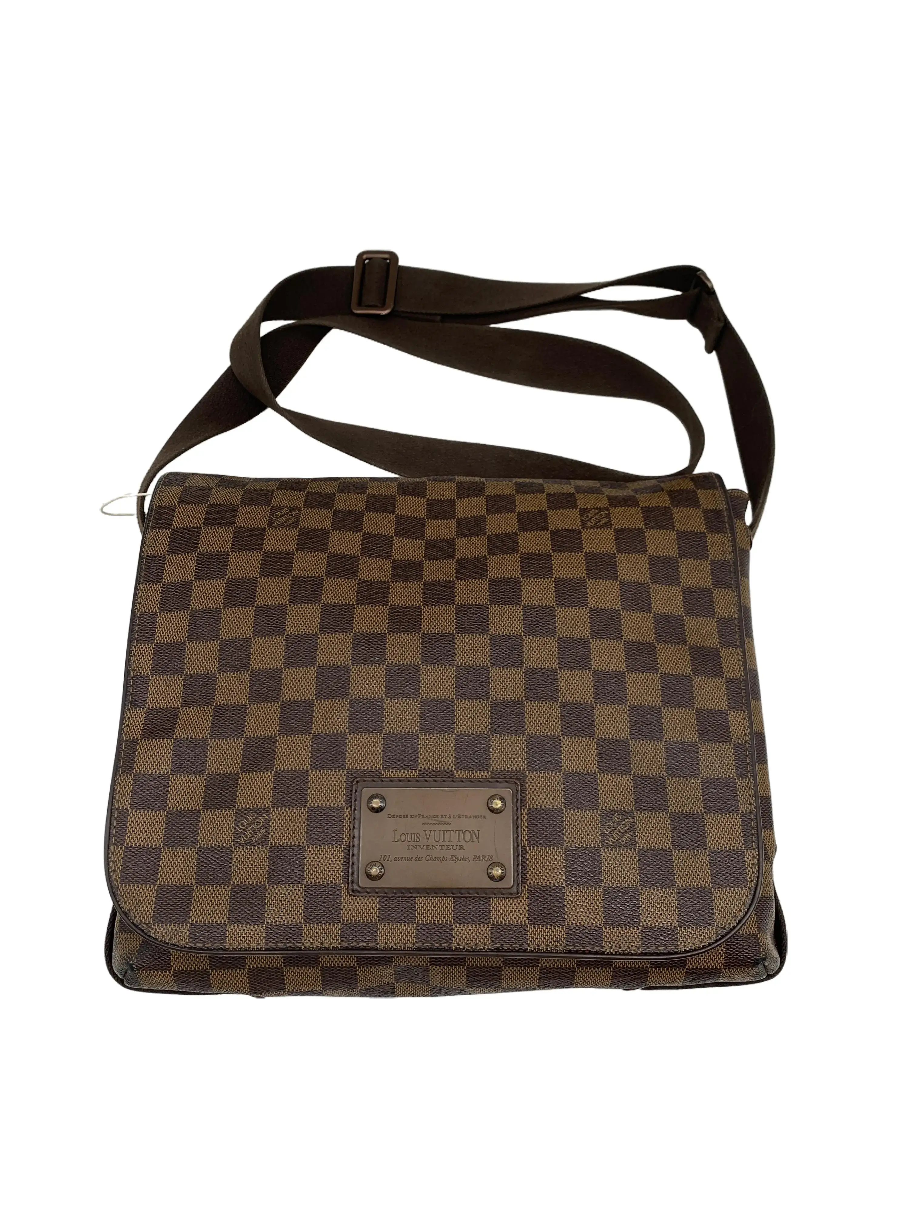 Pre-owned Louis Vuitton Damier Ebene Canvas Cross‑body Messenger Bag/WJ07109002/9002