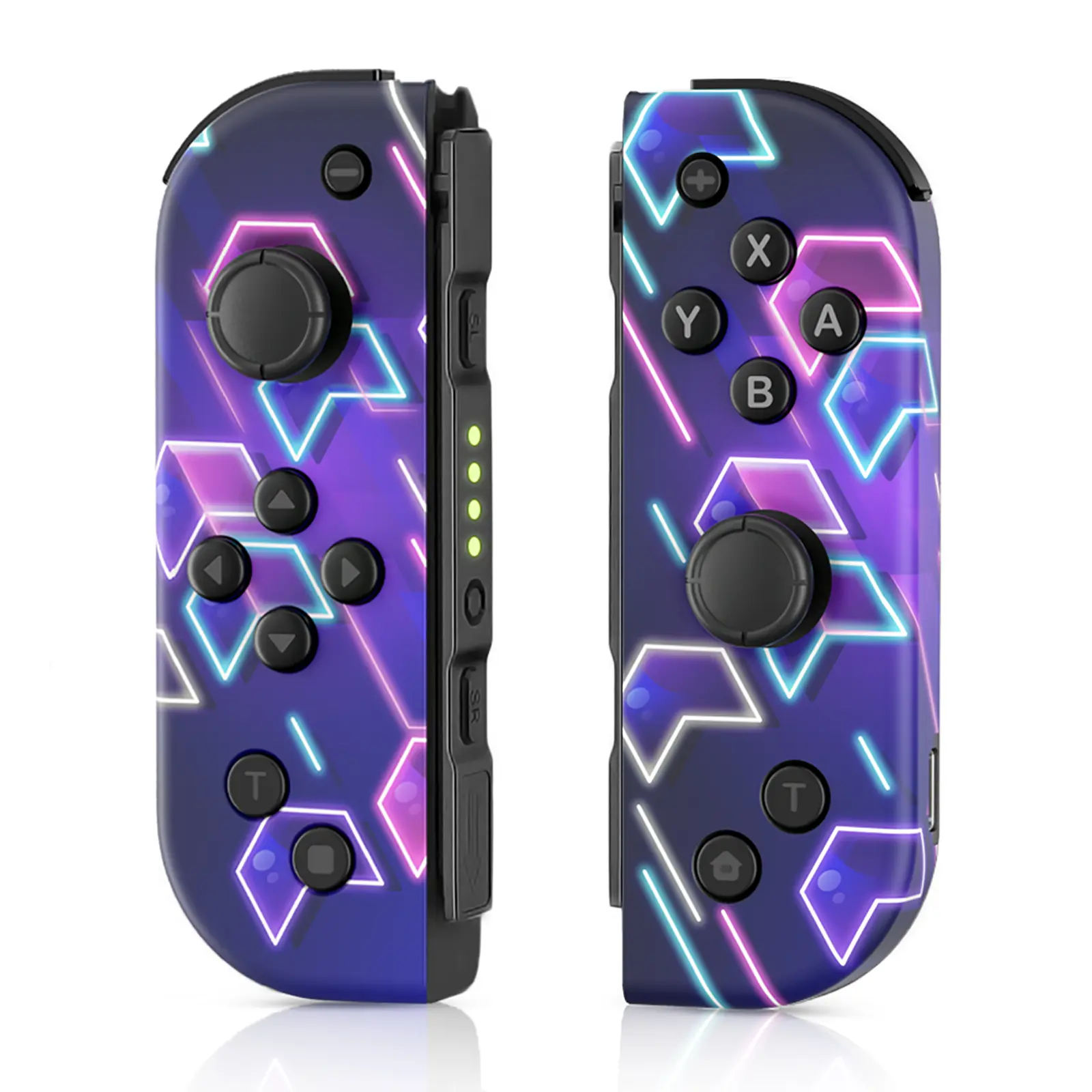Game Controller for Nintendo Switch – L/R Joypad with Turbo, Compatible with Switch/Lite/OLED (Purple)