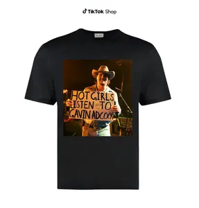 Hot Girls Listen To Gavin Adcock T-Shirt, Graphic Tee Gavin Adcock Tour T-shirt - Unisex Tee - Outfit Concert For Gavin Adcock fans