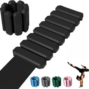 Wrist Weights, 2Pack Adjustable Wearable Wrist Ankle Weights for Women/Men, Silicone Wrist Bangles for Walking, Yoga, Pilates, and Gym, Arm & Leg Workout, 2lb, Ankle Weights Set