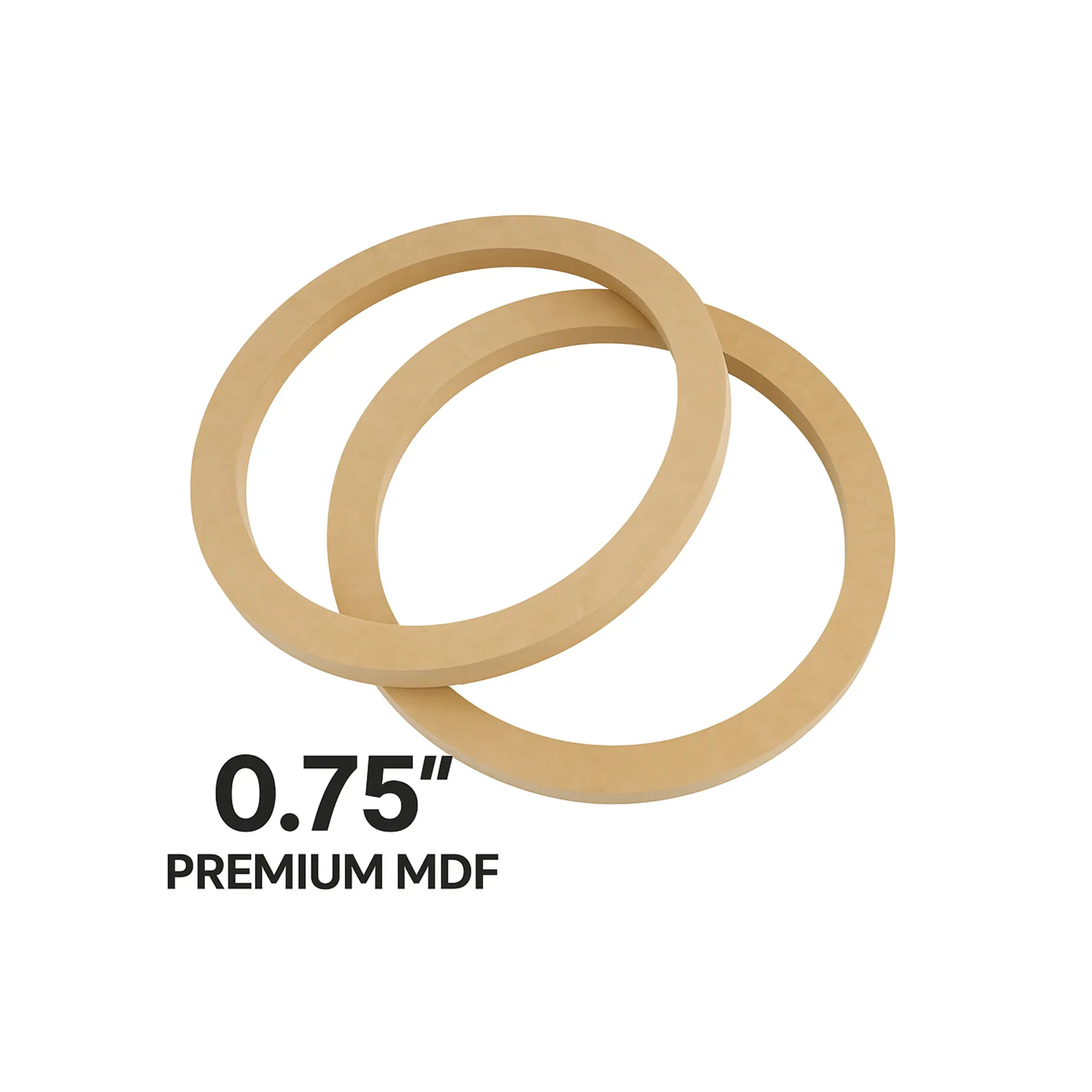 8 in Premium MDF Subwoofer Spacer Ring – Premium MDF Pair