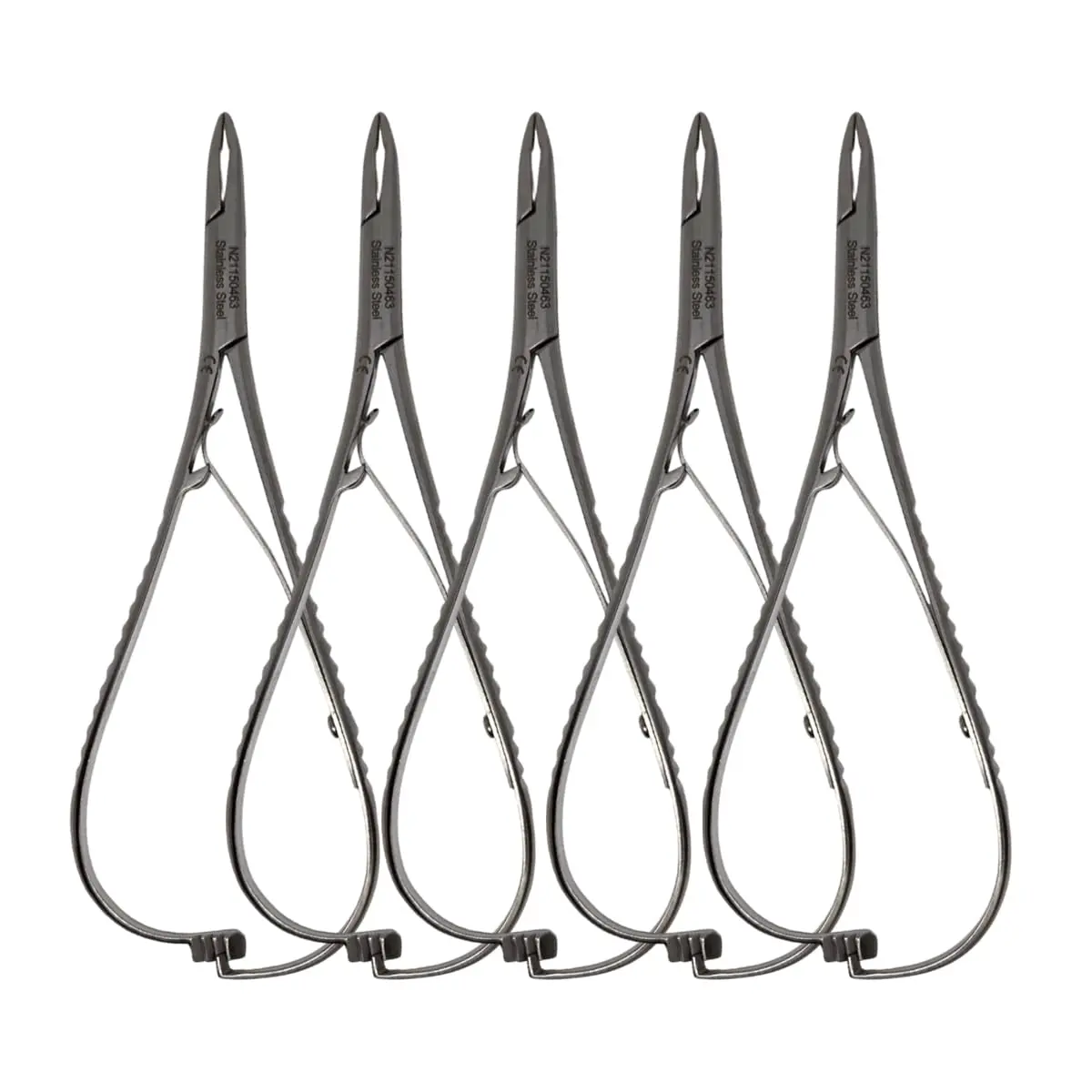 Set x 5 Orthodontic Mathieu Pliers – G & H Style, Mirror Polished Finish – Japanese Steel – Premium Orthodontics – One Year Warranty – Ships from USA – Made by Orthodentalusa Corp.