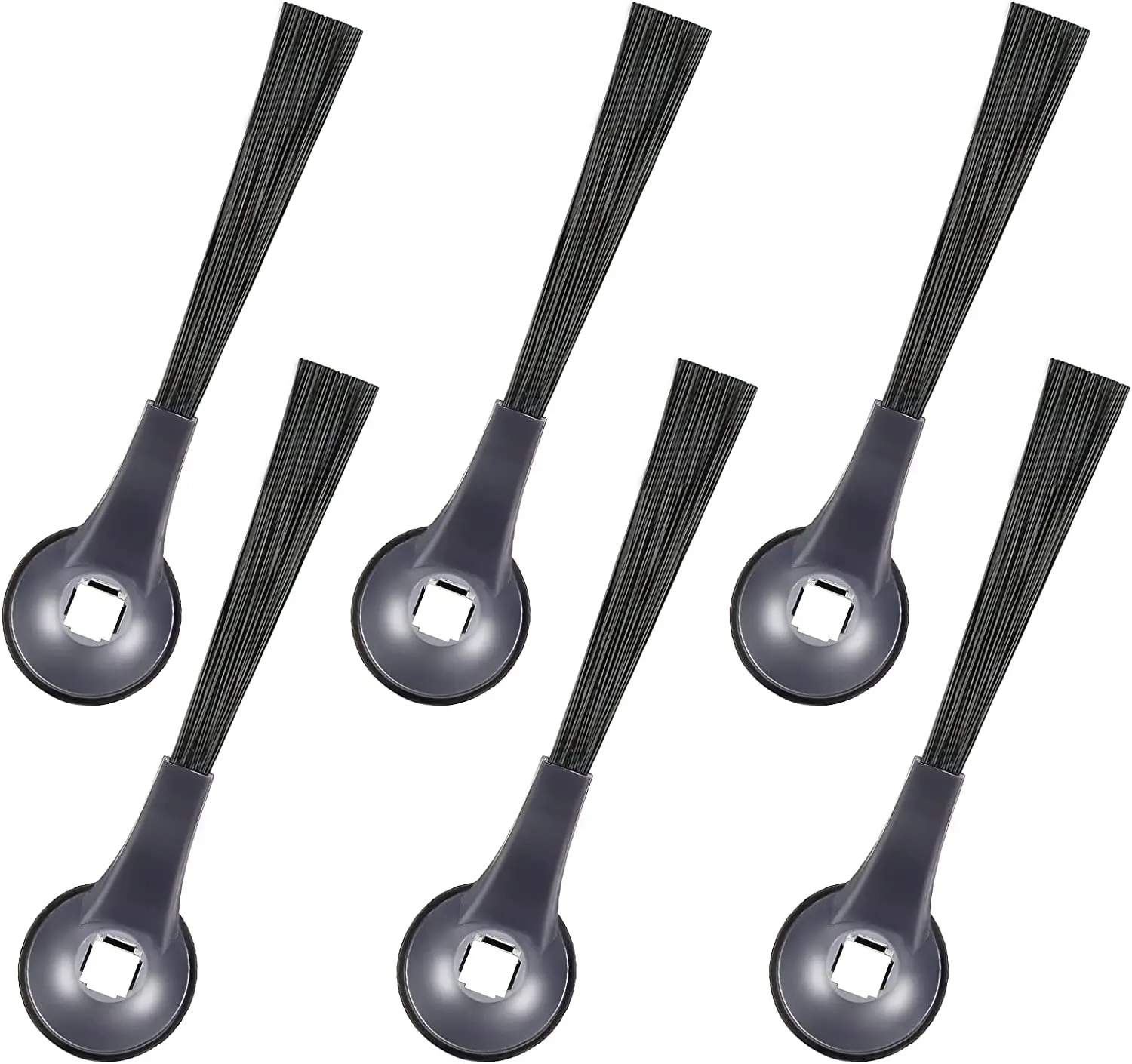 102KY1000 Shark Side Brushes Replacement (6 Pack) Compatible for Shark IQ Robot R101AE (RV1001AE), RV1100, RV1101, RV2011DRUS, RV912S, R100, UR1105ARUS Vacuums No Brand No Brand No Brand
