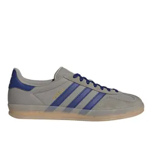 adidas Mens Gazelle Indoor Lace Up Sneakers Shoes Casual - Grey