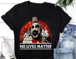 Captain Spaulding No Lives Matter Funny Halloween Costume Vintage T-Shirt, Captain Spaulding Shirt, Halloween Shirt