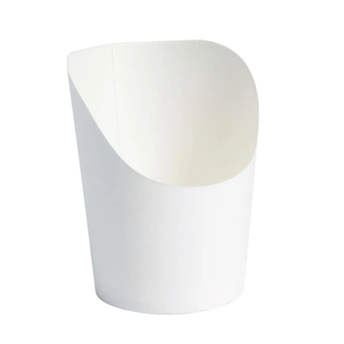 212 MAIN Wrap-Shape Mini Fries & Wrap Cups, 2oz Disposable Grease-Resistant Microwave-Safe Cups (500-Pack) for Hot/Cold Food – Home & Festive Party Supplies