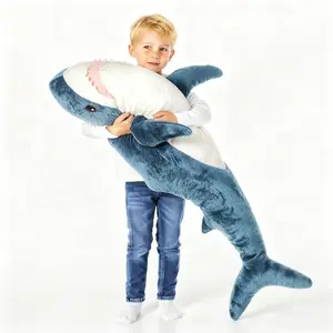 Giant Shark Plush Toy, Huggable Stuffed Animal, Perfect Gift for Kids & Girls, Ultra-Cuddle Design, Durable Material, Great Companion for Playtime
