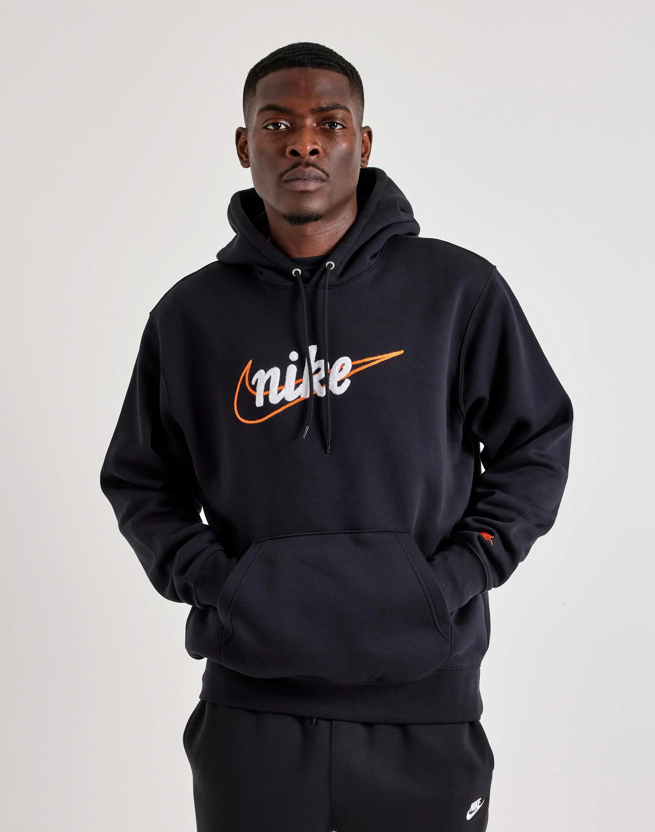Mens Nike Script Logo Pullover Hoodie Mens Nike Script Logo Pullover Hoodie