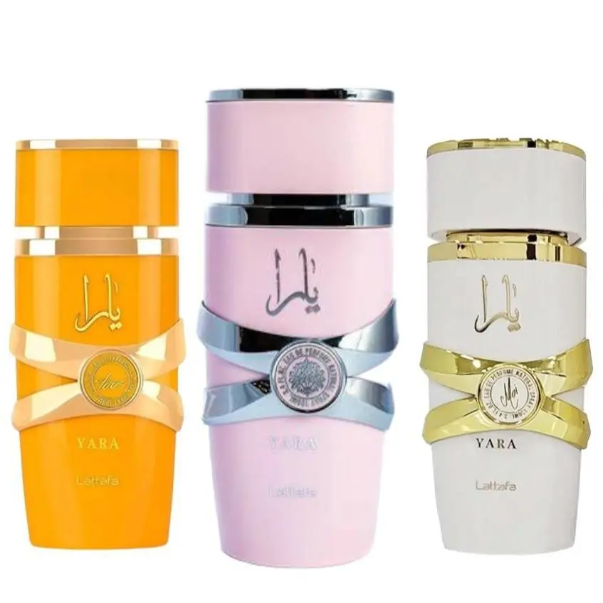 Lattafa Bundle | Yara + Yara Tous + Yara Moi | Women's Fragrance | 100 ML - 3.4 OZ | Eau De Parfum | Mango - Passionfruit & Coconut